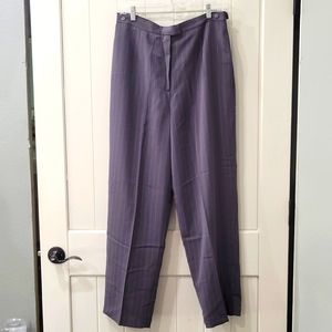 Cynthia Tayler Gray Pin Stripe Dress Pants